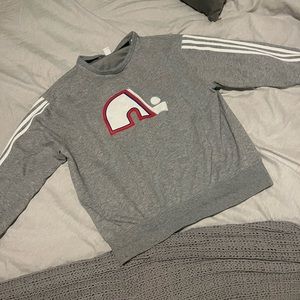 Classic Adidas Colorado Avalanche crewneck- Medium